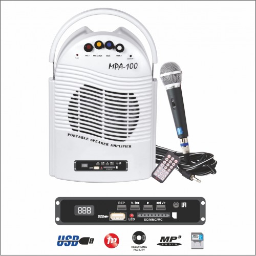 MPA 100U Portable P.A. System